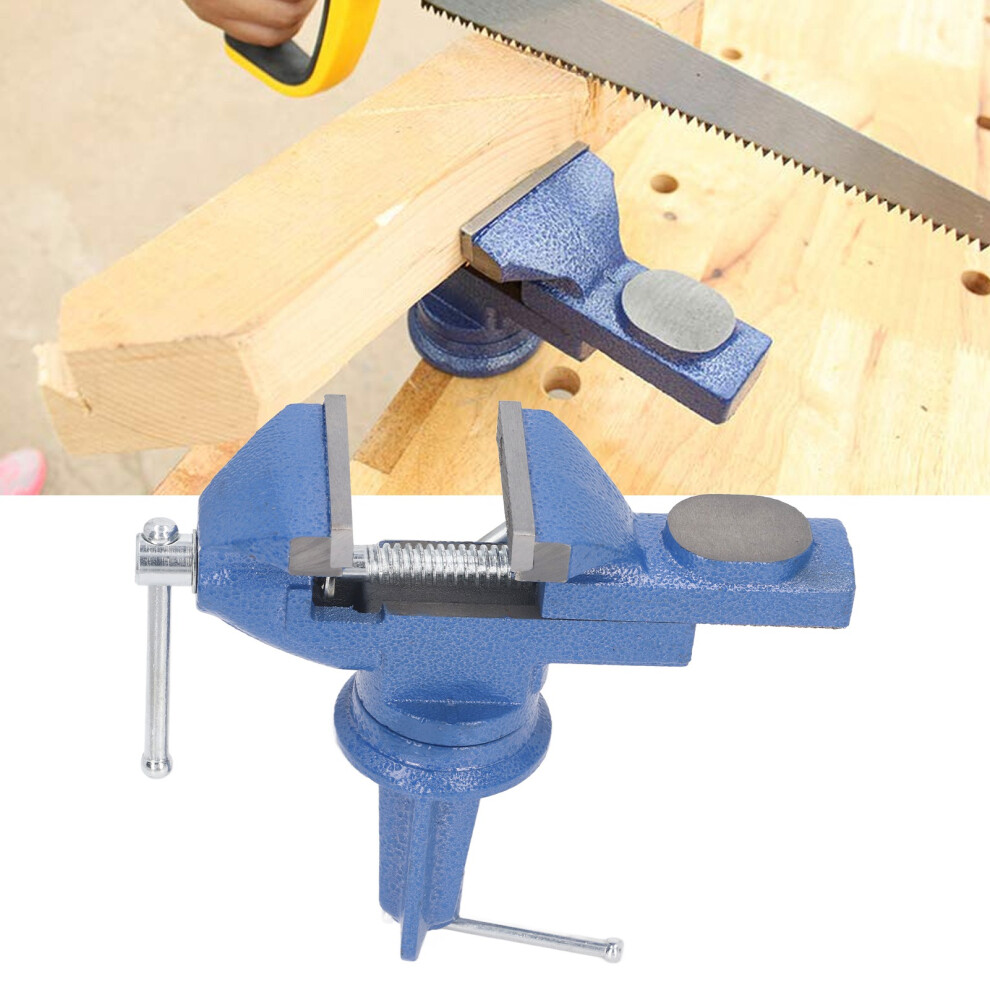 Table Vise Clamp On Bench For Woodworking 360 Rotatable Adjustable 2.5In 4971387465729