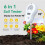 6-in-1 Multi-Function Soil Moisture Tester Temperature/PH/Humidity/Moisture/Sunlight/Fertility Meter Soil Testing 5