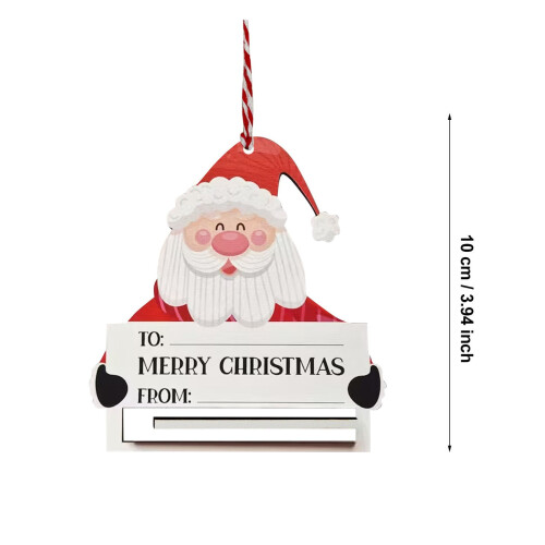 Weihnachtsanhänger mit gruseliger Figur 2