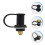 Unbranded marine battery with top and side terminals 8