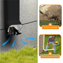 Desviadores de Bajantes de Canalones A Prueba de Óxido, Extensibles, para Dispersar el Agua de Lluvia en Casas, Jardines y Granjas.