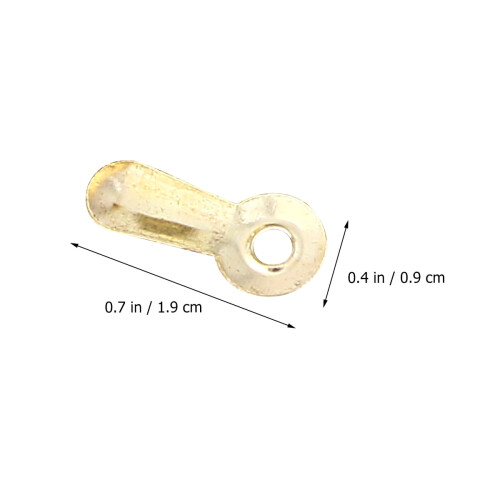 Συνδετήρες κορνίζας Pretyzoom200Pack Μεταλλικοί χρυσοί σύνδεσμοι για την ασφάλιση 2