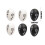 Easter Eggs Assorted Colors 6 Pcs 3