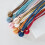Curtain Tiebacks Heavy Duty Rope 2 Pack Peacock Blue 3