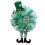 St. Patrick's Day-nätkrans med rosett, 1 st. 4