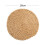Round Braided Placemats Heat Insulating 4 Pack 7
