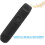 Kazoo preto em ABS com design de cabeça dupla para facilitar a execução, perfeito para festas e iniciantes. 6,5 polegadas (16,5 cm). 5