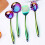 Stainless Steel Material Long Handle Colorful Practical Tableware for Home Kitchen Cooking Use 5