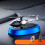 Automatic Solar Power Rotating Airplane Helicopter Car Perfume Auto Alloy red 5