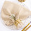 Green Easter Cloth Napkins Linen Cotton 6-Pack 3