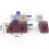 20Pcs Multi-Functional Cabinet Bolt Lock Spring  for Doors Furniture Hardware White 9