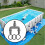 Pool Hose Connector T-Y 4-Way Filter Pump Adapter 8