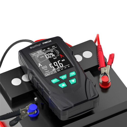 Car Battery Tester 12V/24V Battery System Analyzer 50-2000CCA Battery Health Display Comprehensive Diagnostic Test Tool 1