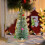 Christmas Plastic Green Trees Tabletop Decor 10pc 6