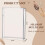 2 Pcs Acrylic Shadow Boxes Display Cases, DIY Frame Clear Display Cases Wedding Memory Dried Flower Container (5X7inch) 7