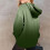 Moletom com capuz estilo preppy oversized com estampa degradê para adolescentes 5