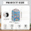 Elastic Kitchen Blender Dust Cover for Home Kitchen Polyester, AntiSlip, Multifunctional 6