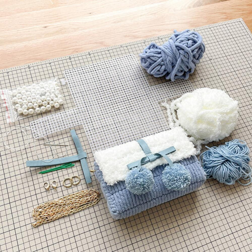 Knitting Crochet Handbag Kit for Beginners 1 Set 1