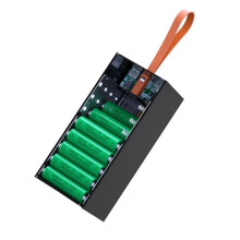 32x18650 Akkugehäuse Powerbankgehäuse Kunststoffgehäuse Schnellladegerätegehäuse für 18650 Akkus Abnehmbares Design A