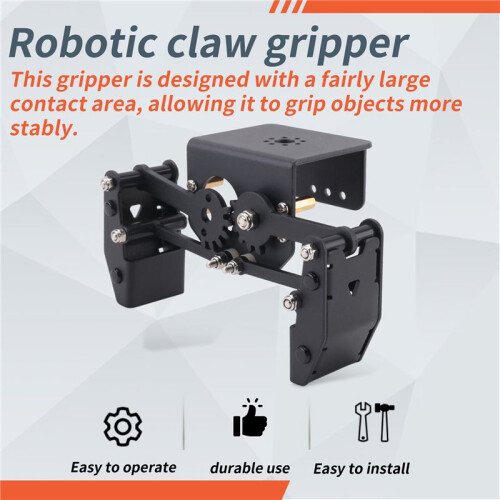 Open Robot Large Claw Gripper Robot Manipulator for Robot Arm DIY Kit Programmable Robot Claw 2