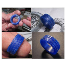 6PCS Blauwe Wax Gat Ronde Buis voor Sieraden Carving Moulding Wax Tool Casting Mold Wax Wax Making Kit