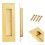 Stainless Steel Square Concealed Handle Sliding Door, Built-in Push-Pull Wardrobe Door, Drawer Concealed Hidden Handle 3