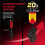 3Pieces LED Screwdriver Bit Magnetizer Ring, ABS Plastic Bit Magnetizer/Demagnetizer for 1/4 Shank , Strong Magnetism 5