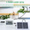 Garden  Automatic Watering Device Solar Charging Potted Plant Drip Irrigation Pump System Timer 3