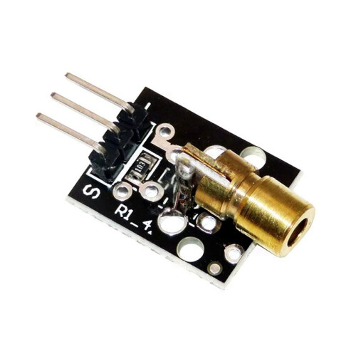 15pcs KY-008 650nm Laser Sensor Module 6mm 5V Red Laser Dot Diode Copper Header for 1