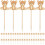 Bear Cupcake Toppers Baby Shower Decorations 50 pcs 5
