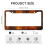 Vintage Plaid Autumn License Plate Frames 2 PCS 3