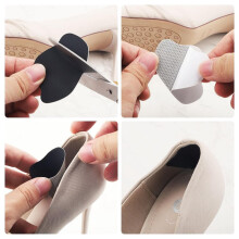 16 Stuks Hielreparatiepleisters voor Schoenen, Zelfklevende Reparatieset voor Gaten aan de Binnenkant, Leren Hielkussen voor Laarzen, Sneakers en Hoge