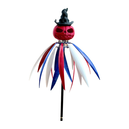 Διακόσμηση εξωτερικής αυλής με κολοκύθα Halloween Wind Spinner 2