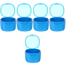 5Stk Retainer Box Zahnspangen Behälter Stk Material Sky-Blue Reiseetui