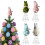 Rabbit Tree Topper Ornament Spring Holiday Decor 1 or 2 2