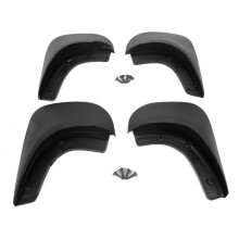 Mudguards Splash Guards For Car Front Rear Mud Flaps OE Replacement Molded Design All Weather Protection ABS Material Easy Installation Vehicle