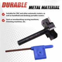 Milling Cutter CNC Spoilboard Surfacing Router Bit 8mm Shank Insert Carbide Slab Flattening Router Bit Wood Planer Bit