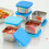 Leakproof Plastic Snack Boxes with Silicone Lids, Stackable, Compatible with Kids' Lunch & School Use 6