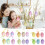 Easter Eggs Assorted Colors 6 Pcs 7