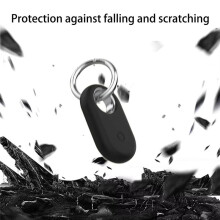 Shell Siliconen Anti-Kras en Stofdichte Beschermhoes voor voor SmartTag2 Full Cover Siliconenhoes