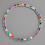 Tennis Bracelet Silver Adjustable Stackable Chain with 3