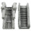 2Pcs Simulation Bridge Decors Grey Miniature Garden Stone Bridge 4