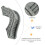 2Pcs Simulation Bridge Decors Grey Miniature Garden Stone Bridge 6