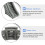 2Pcs Simulation Bridge Decors Grey Miniature Garden Stone Bridge 8
