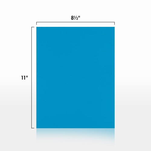 Χαρτί Χαρτόνι 8,5" x 11" | Μέγεθος Letter | Μαύρο Midnight | Εξώφυλλο 100lb. (Κείμενο 183lb.) | 50 τεμ. 1