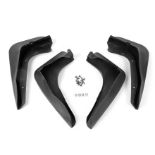 Splash Guards For Cars, Tire Side Mud Flaps Set With Easy Installation Dirt Protection High Quality Thermoplastic Composite Materials Waterproof For