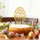 Easter Alphabet Egg Cake Topper Gold Scallop Paper 26 6
