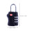 Durable TSA-Approved Zinc Alloy Luggage Lock, Black 2