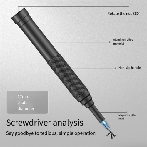 70 in 1 Precision Screwdriver Set with 42 Magnetic Bits 5 Torque Settings Multi-Function Repair Tool Kit 1
