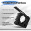 4 Pack Release Clamp Mounts Adjustable Shovel Clamp Mount Tool Handle Holders for 1-1/4" to 1-3/4" Diameter or Any Wall 4
